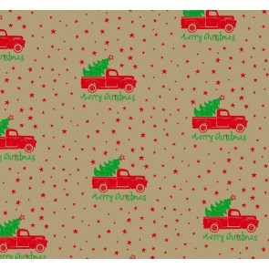 Merry Christmas Truck Tissue